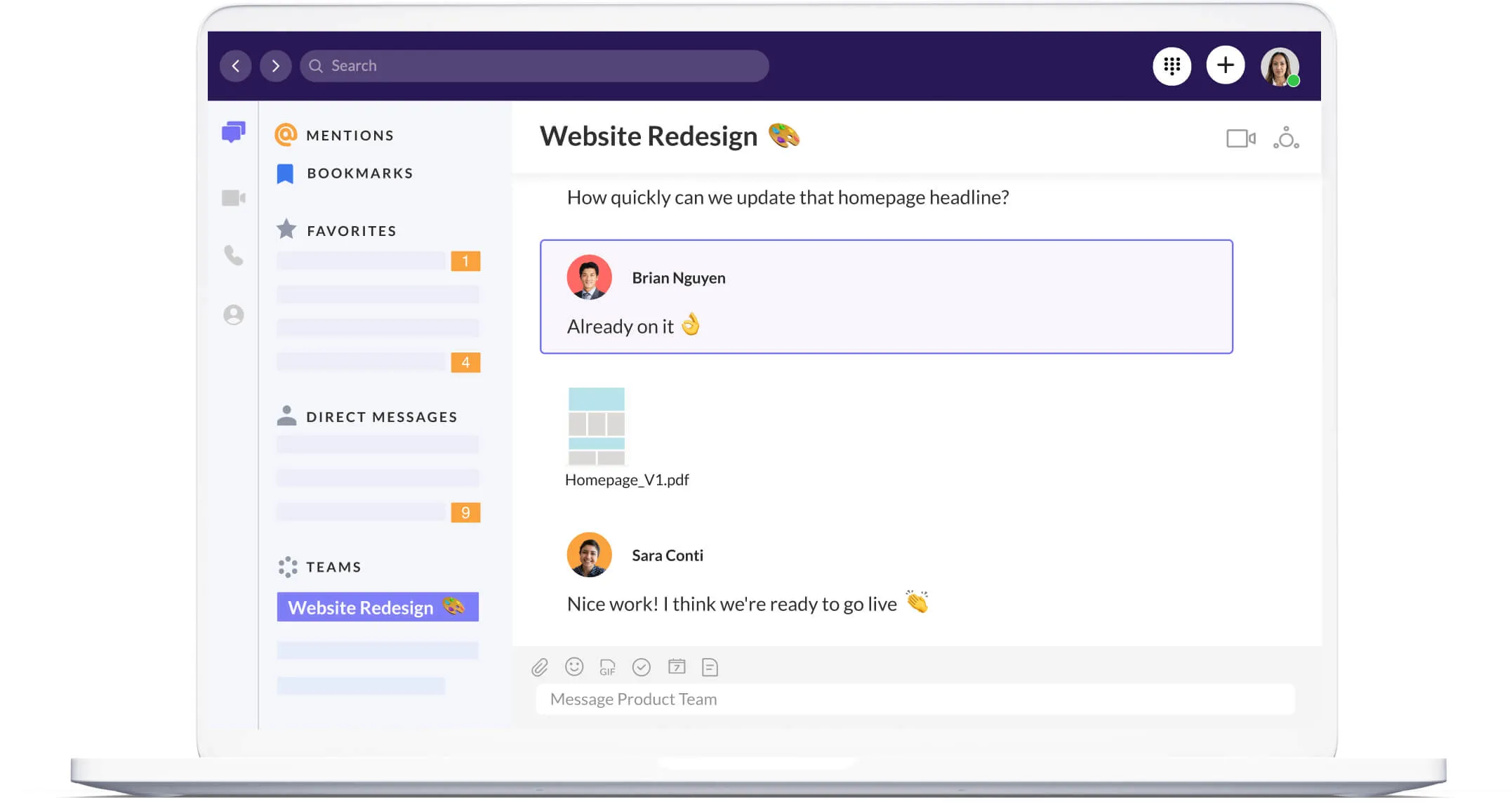 Team Chat App Glip Team Chat App Glip